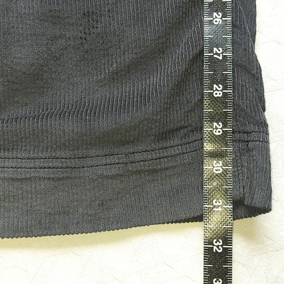 American Eagle Women Cargo Corduroy Pant Size 12 Gray High Rise Straight Leg - Picture 7 of 11